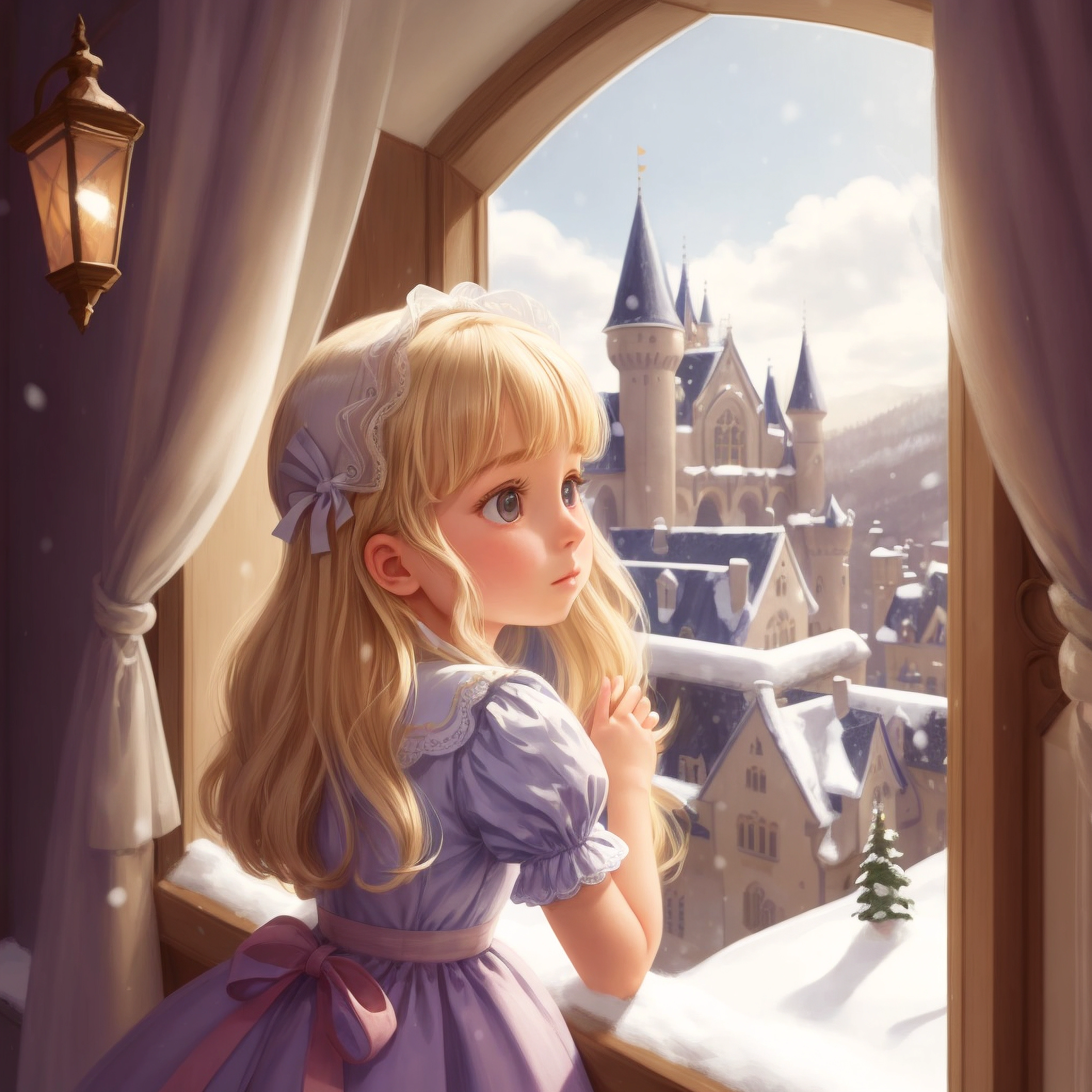 A princess alone for Christmas