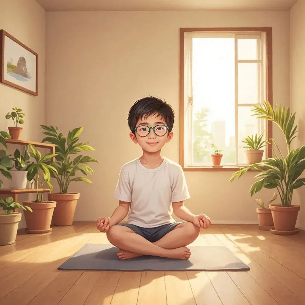 baraa with video games and yoga