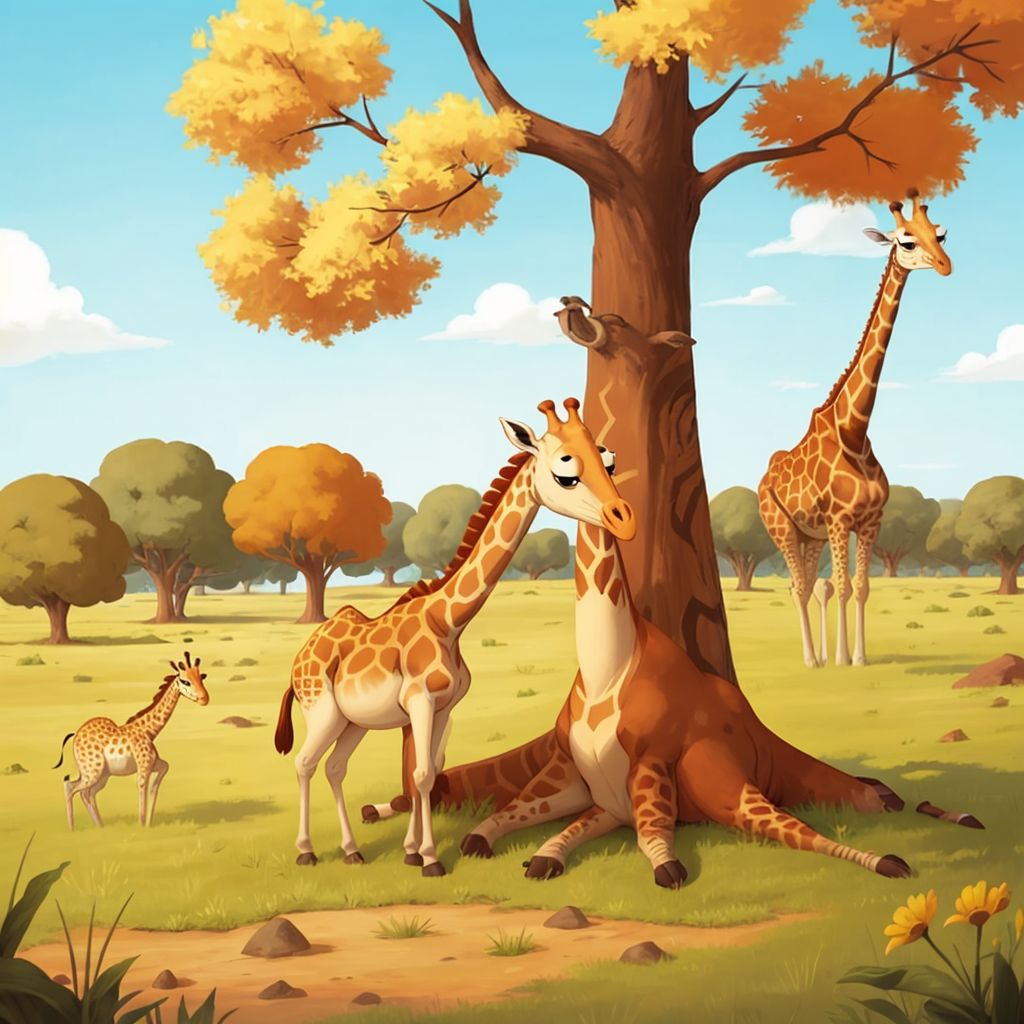 henry the short necked giraffe