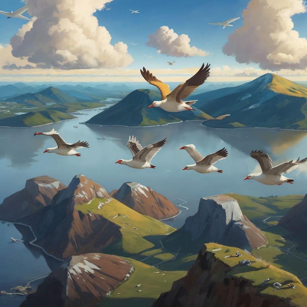 Les Oies et le Long Voyage