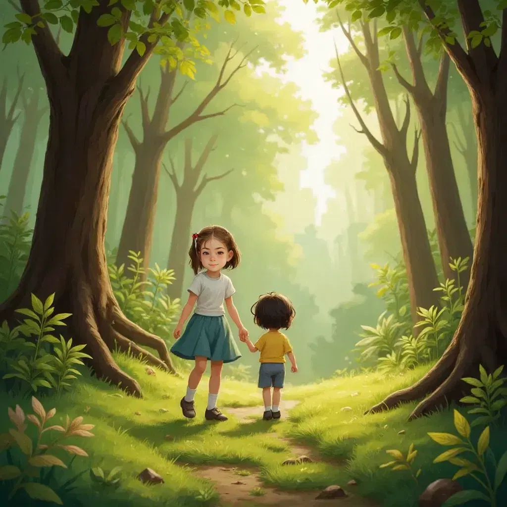 The Two Sisters and the Magic Garden